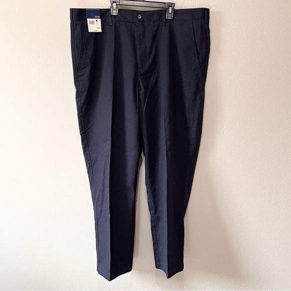 BASIC EDITIONS- NWT Men's Navy Dress Pants Size 42X30 - Picture 1 of 4